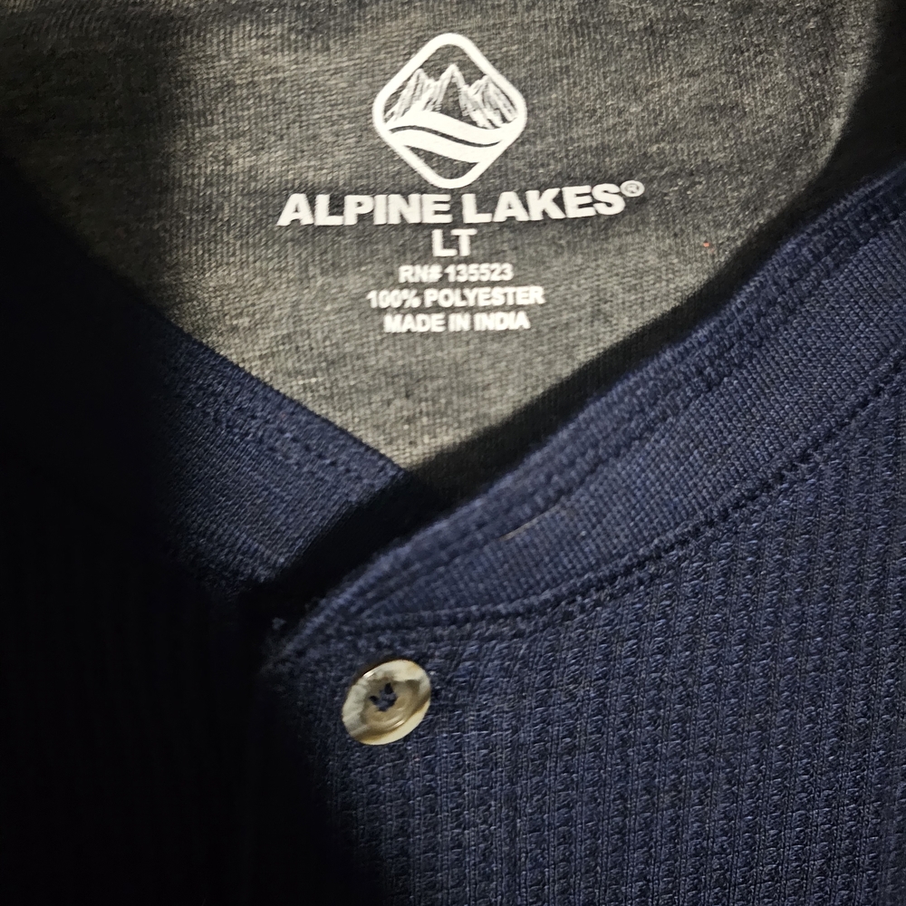 Alpine Lakes Navy Blue Button-Up Shirt